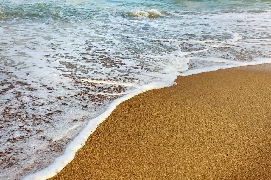 Seashore, beach, desktop backgrounds, wallpaper, HD wallpaper