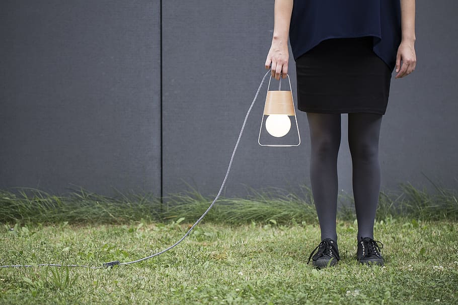 person holding lamp, lantern, female, design, decor, minimal lamp HD wallpaper