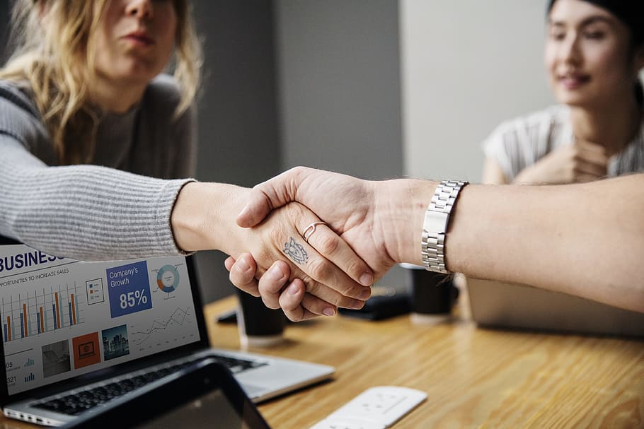 agreement, colleague, computer, connection, cooperation, deal HD wallpaper