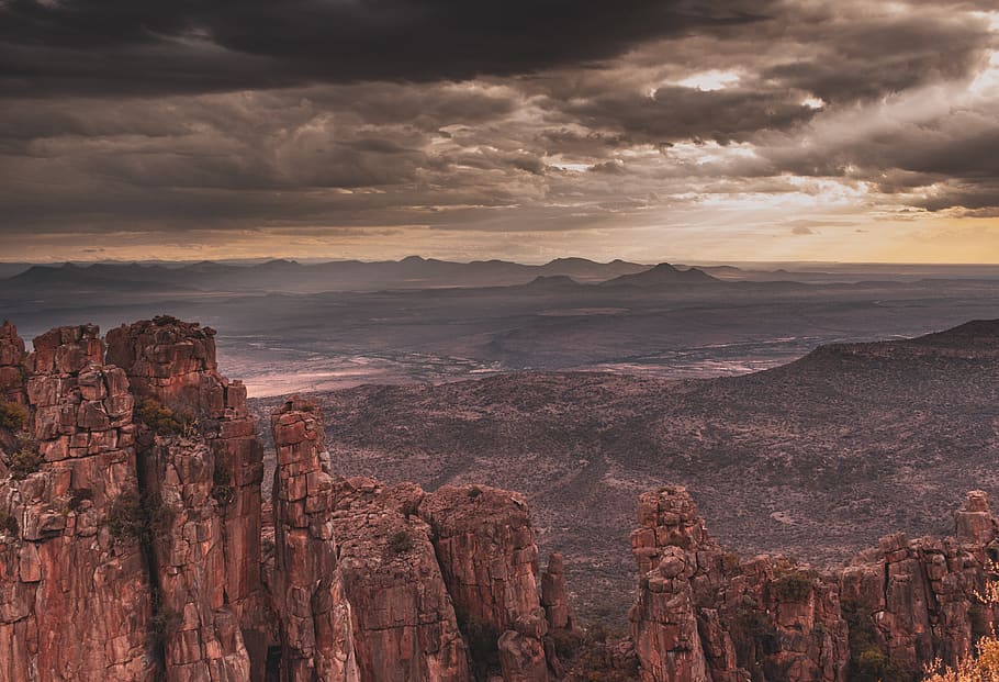 nature, outdoors, mountain, mesa, landscape, desert, plateau HD wallpaper