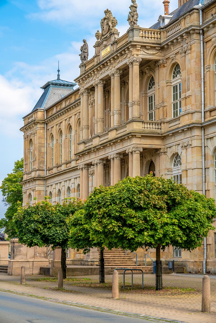 museum, architecture, building, historically, old, exhibition