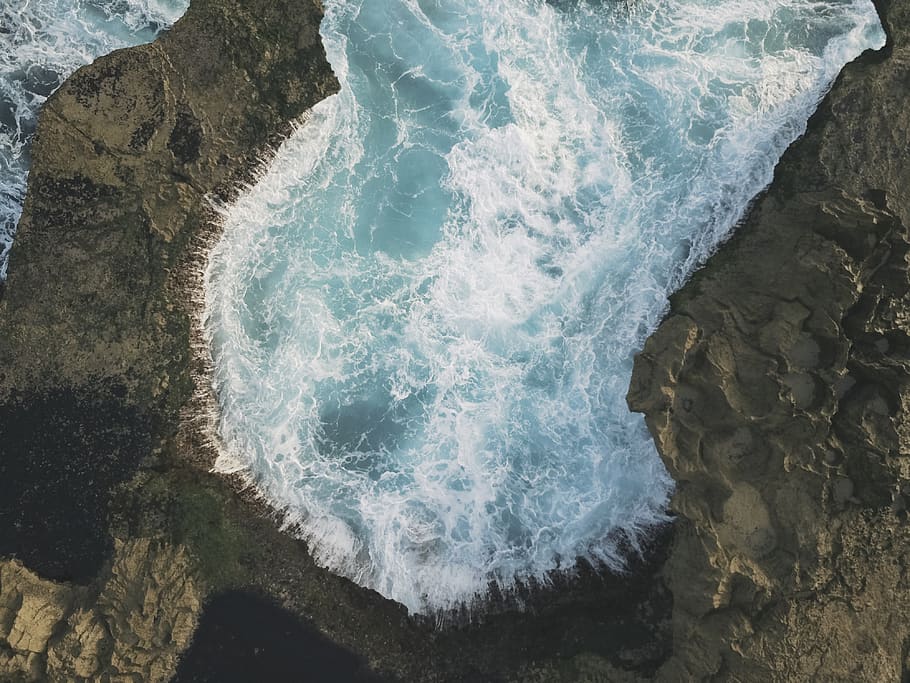 indonesia, bali, water, motion, sea, surfing, aquatic sport HD wallpaper