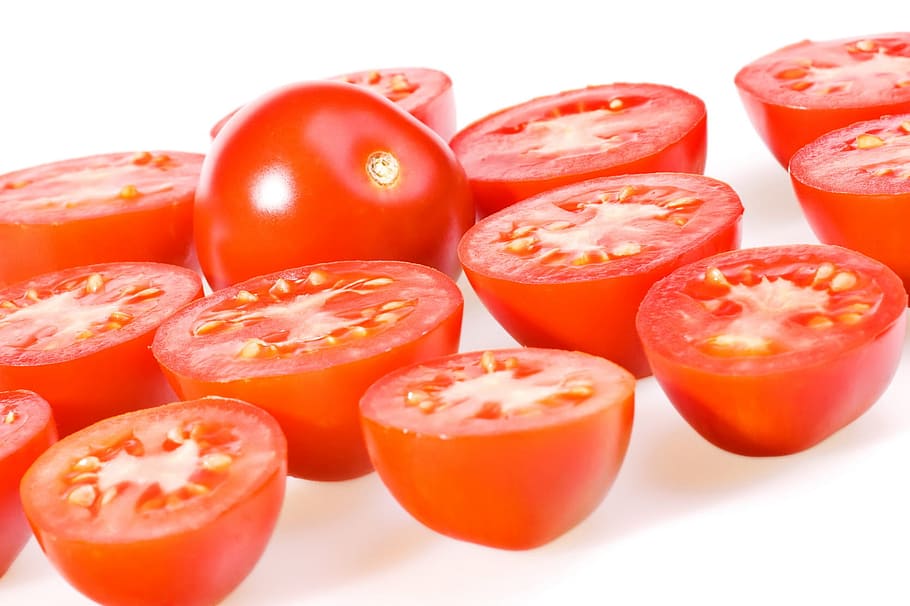 tomatoes, close-up, closeup, diet, dieting, eating, food, fresh HD wallpaper