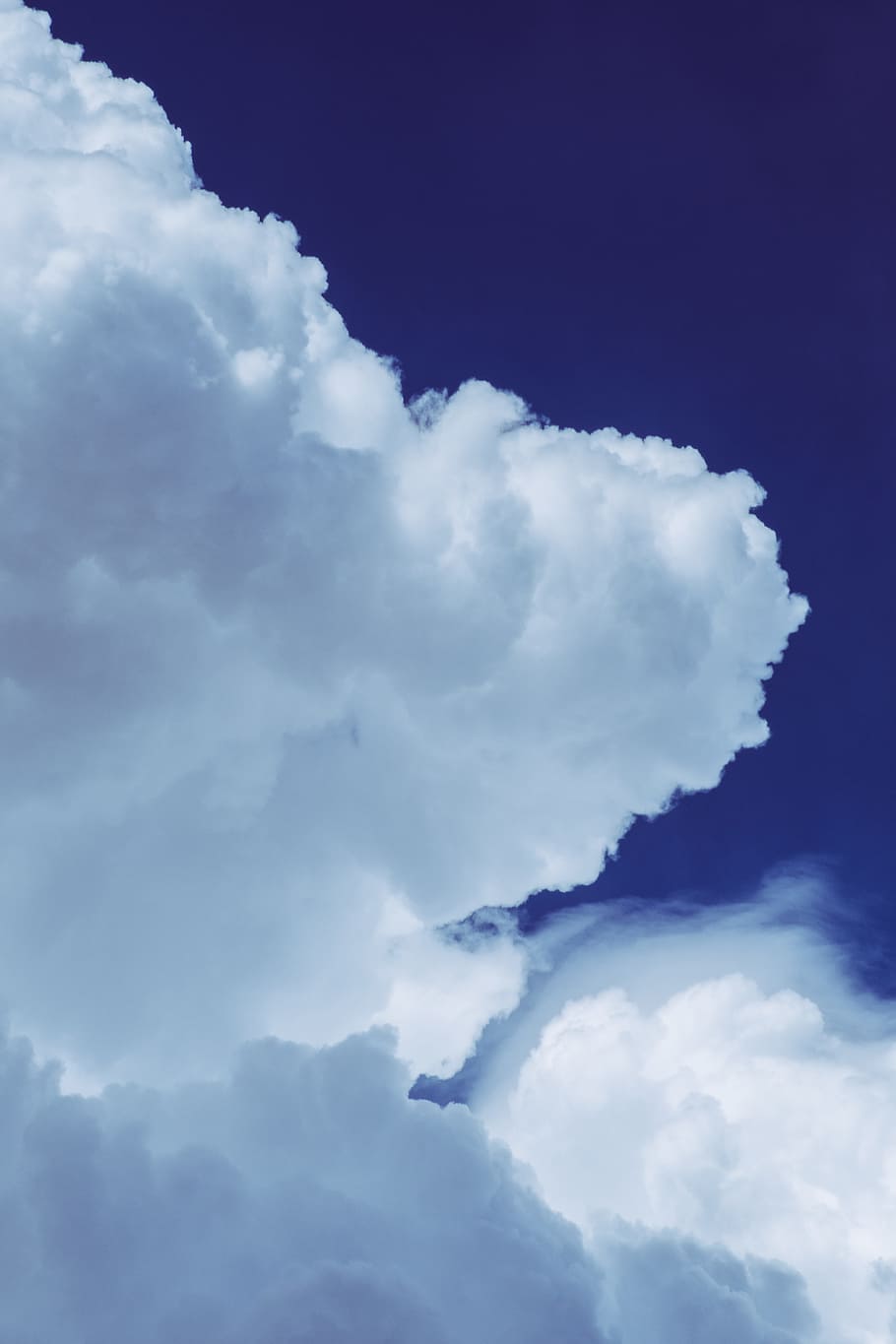 Photo of White Clouds, blue sky, bright, cloud formation, cloudy HD wallpaper