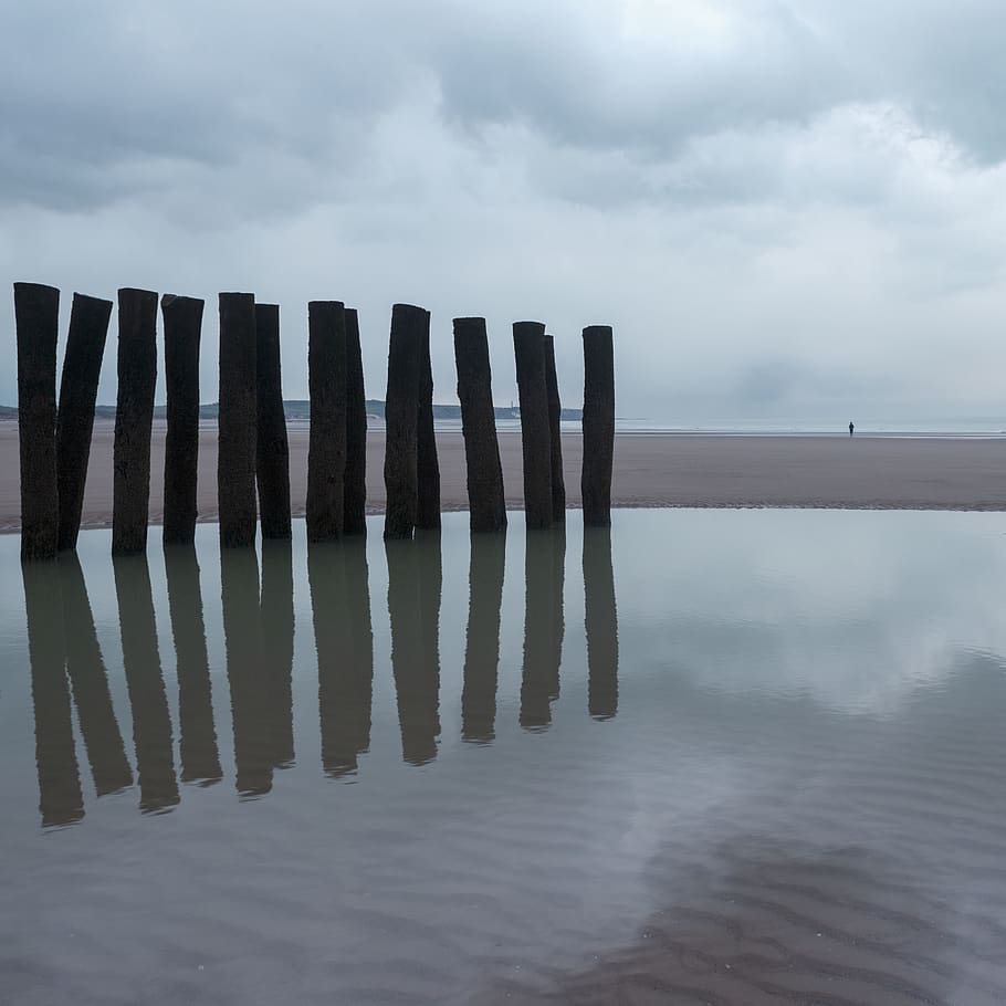 wissant, water, cloud - sky, beauty in nature, tranquil scene HD wallpaper