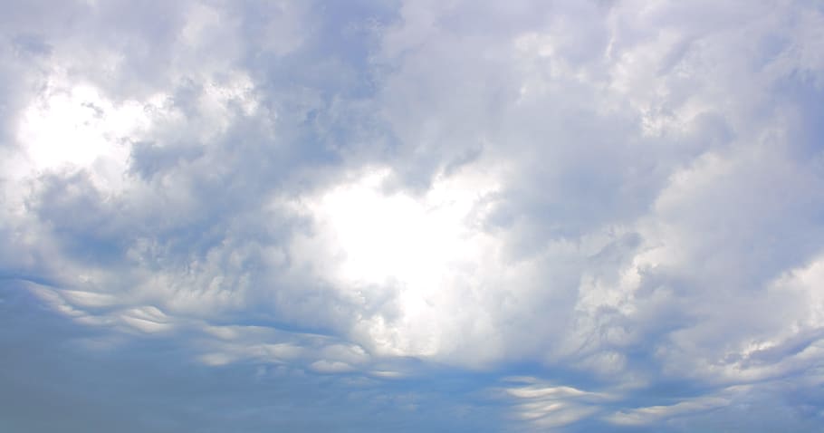 air, atmosphere, background, beautiful, blue, blue-sky, bright HD wallpaper