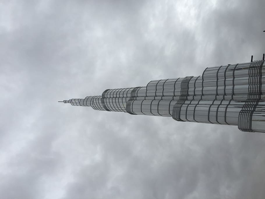 building, tower, spire, architecture, steeple, monument, united arab emirates HD wallpaper