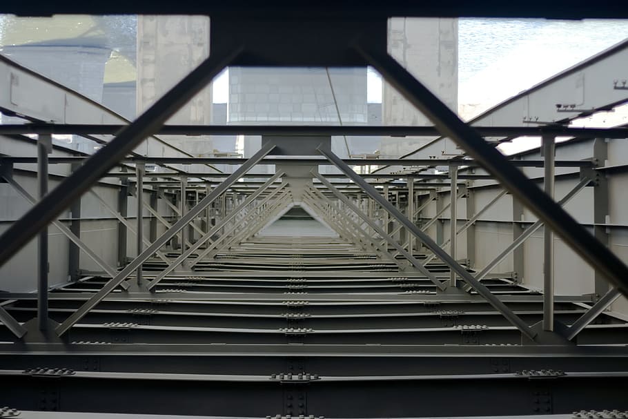 abstract, architecture, background, bridge, built, dark, gray HD wallpaper