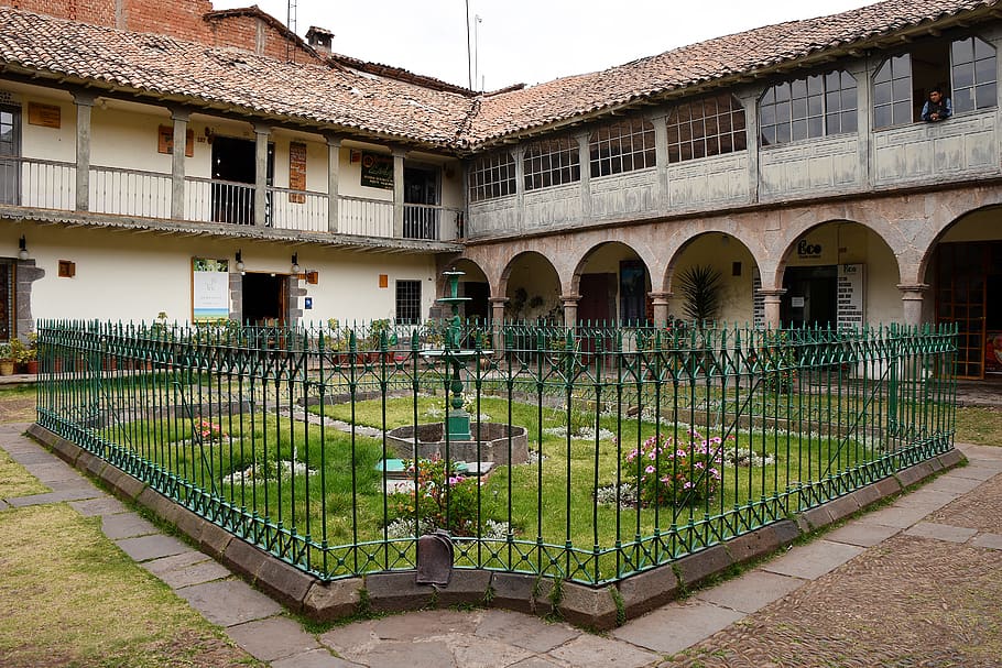 garden, hof, lima, cusco, imperialism, architecture, spanish HD wallpaper