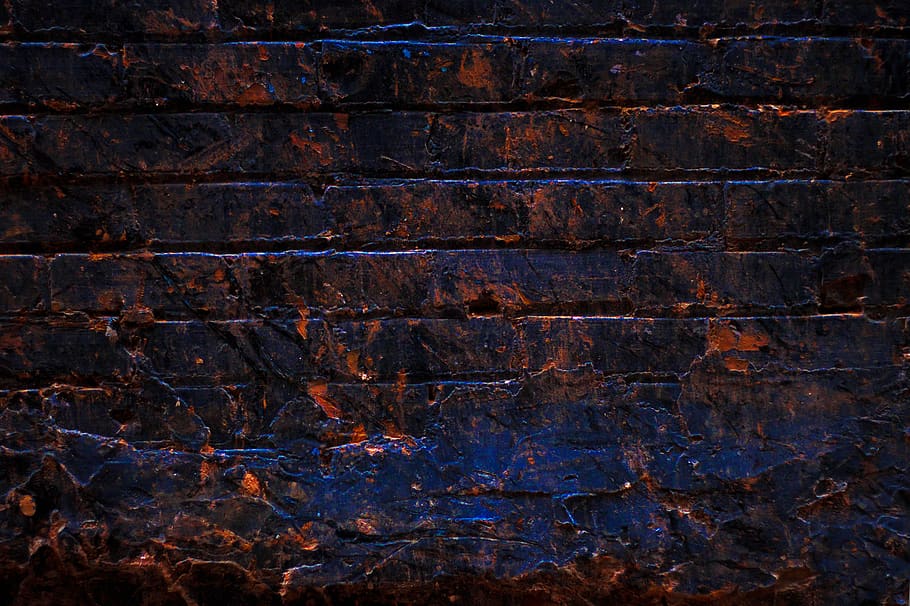 brick, wall, texture, blue, red, detail, backgrounds, textured HD wallpaper