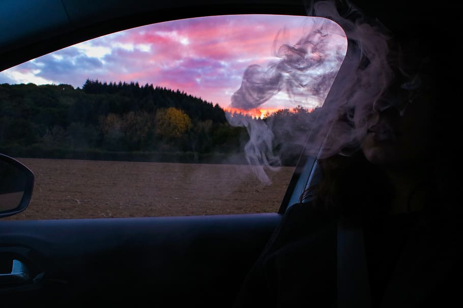 car, motor vehicle, mode of transportation, nature, sky, car interior HD wallpaper