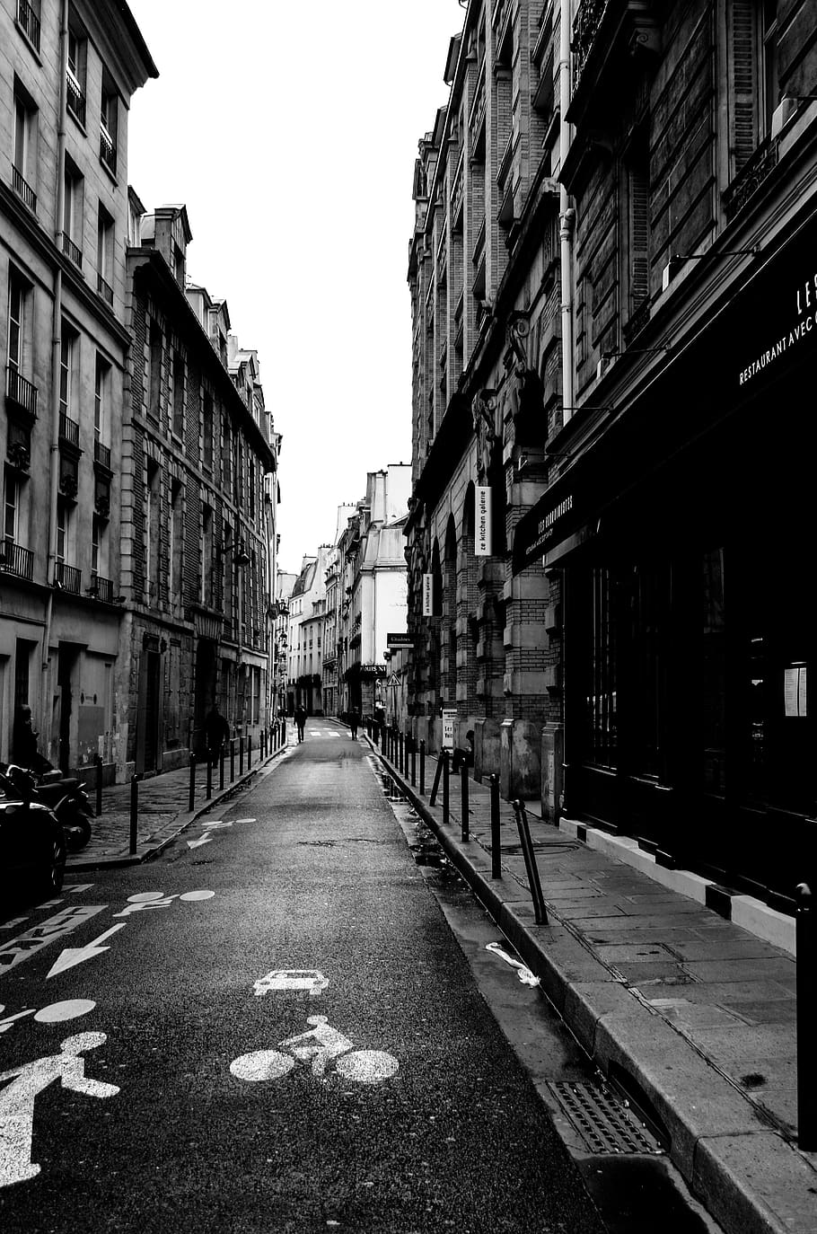 empty street, building exterior, architecture, built structure HD wallpaper