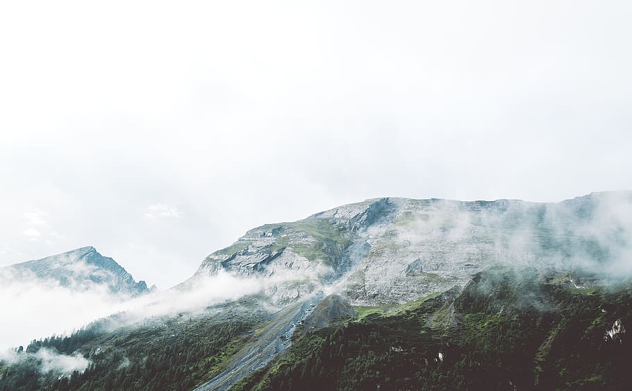 nature, slope, mountain range, outdoors, peak, ice, countryside HD wallpaper