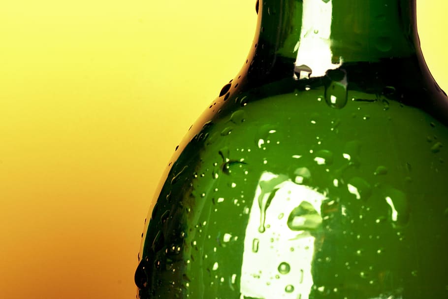 water, drops, bar, bottle, clean, clear, close-up, closeup HD wallpaper