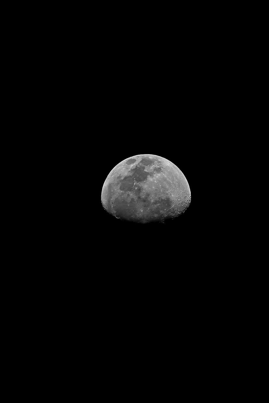 gray moon illustration, space, night, astronomy, sky, beauty in nature HD wallpaper