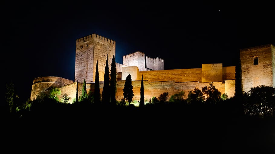 spain, granada, architecture, building exterior, built structure HD wallpaper