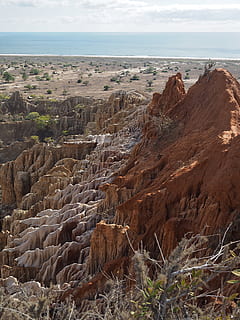 angola, luanda, nature, sea, scenics - nature, rock, water HD wallpaper