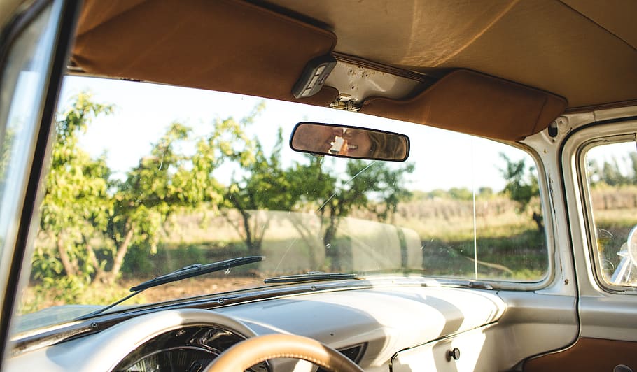 black rear view mirror, mode of transportation, car, land vehicle HD wallpaper