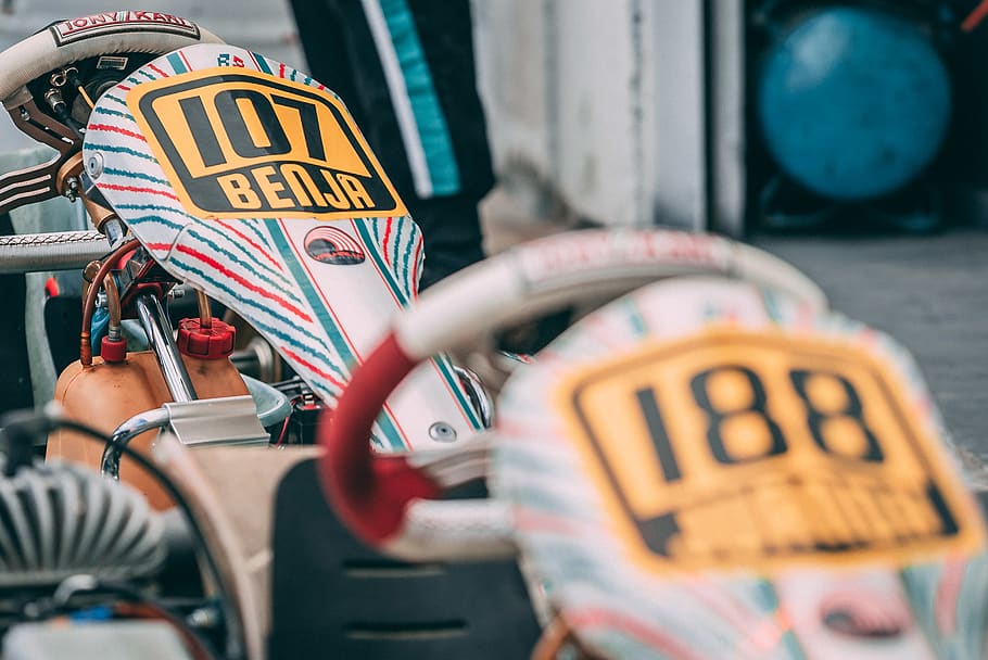 parkes go karts, detail, racing, text, communication, western script HD wallpaper