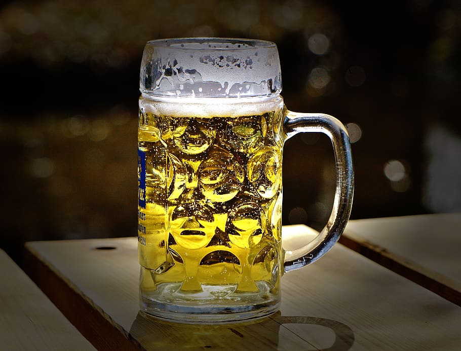 beer, beer garden, thirst, glass mug, drink, beer glass, beer mug