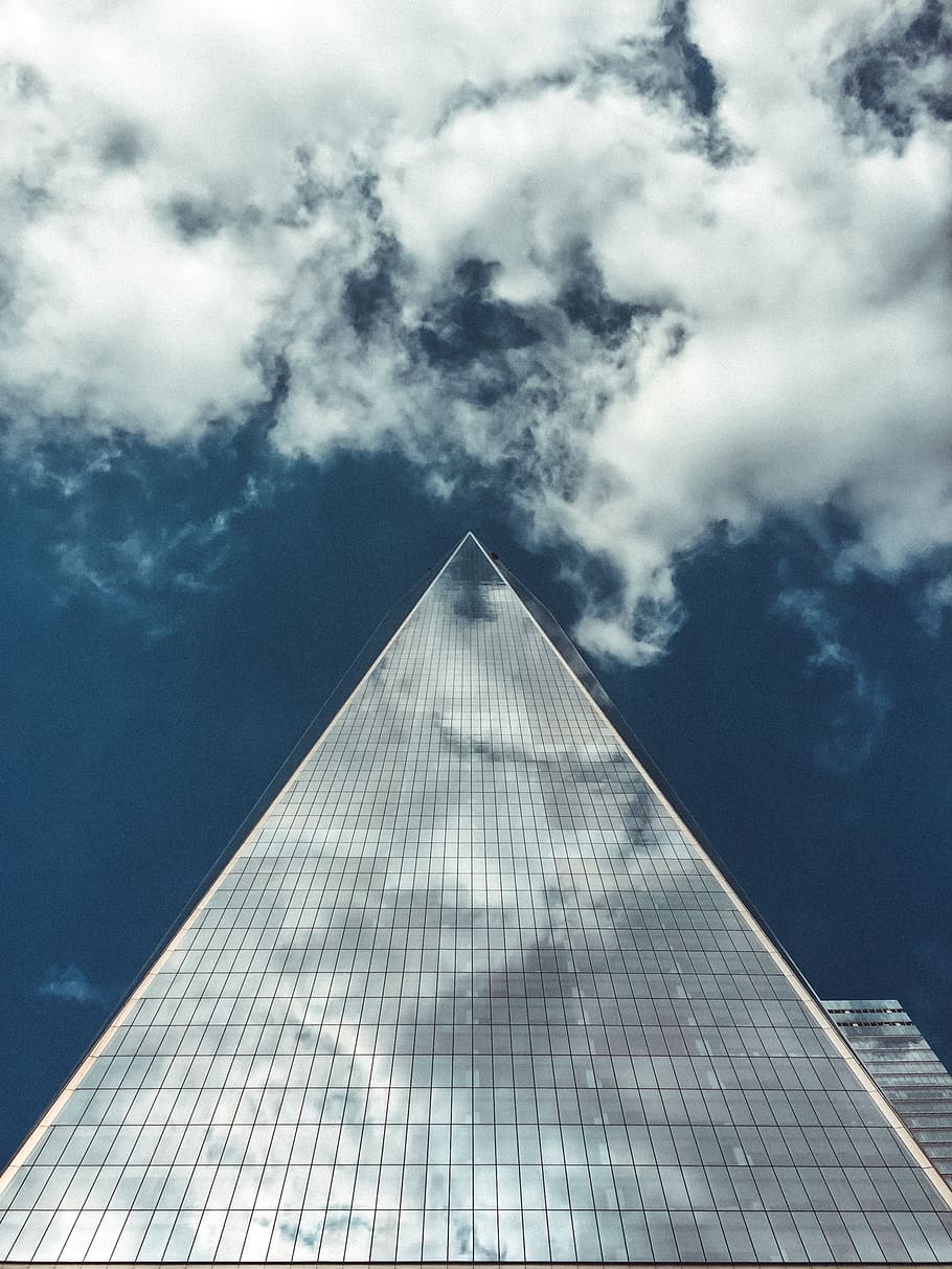 triangle, building, architecture, office building, solar panels HD wallpaper