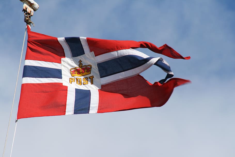 flag, norway, land, symbol, norwegian, red, nation, europe HD wallpaper