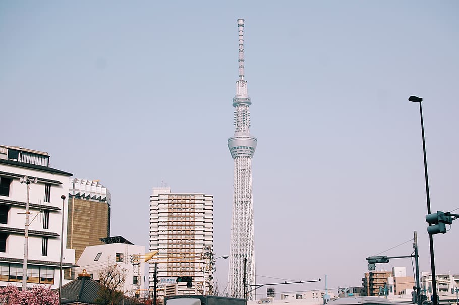 tokyo, skytree, japan, architecture, built structure, building exterior, HD wallpaper
