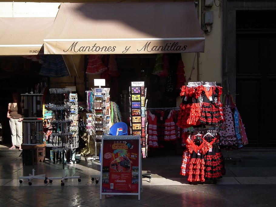 granada, spain, andalucia, retail, text, variation, choice HD wallpaper