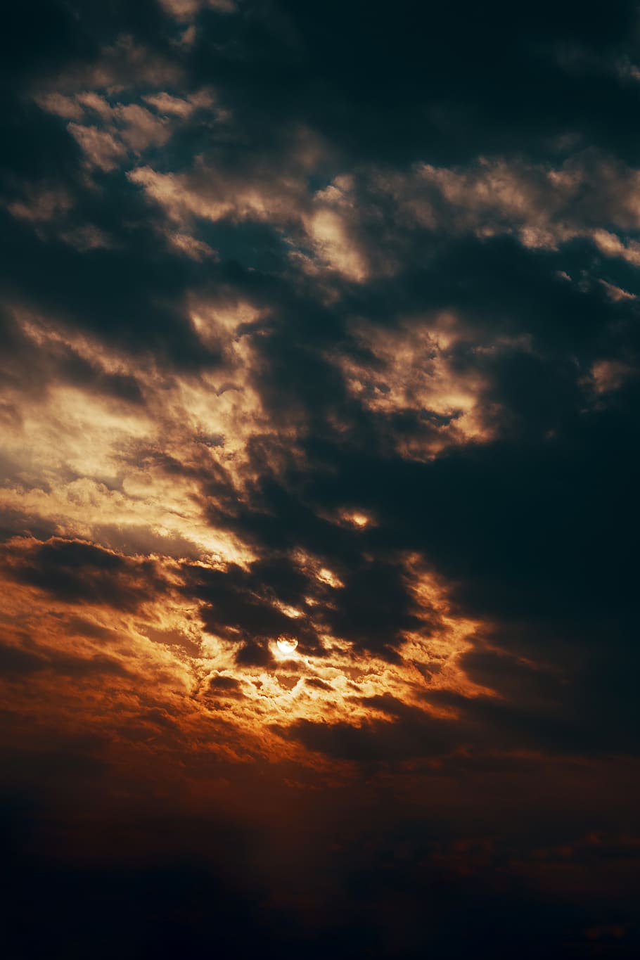 sky during golden hour, cloud - sky, sunset, beauty in nature HD wallpaper