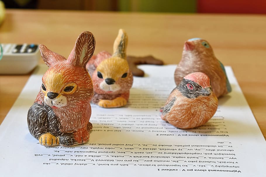easter, hare, ceramics, animal, animal themes, no people, indoors HD wallpaper