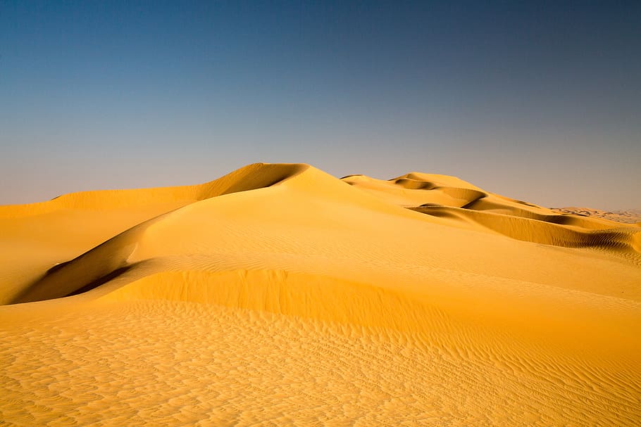 desert wallpaper, sand dune, landscape, sky, scenics - nature HD wallpaper