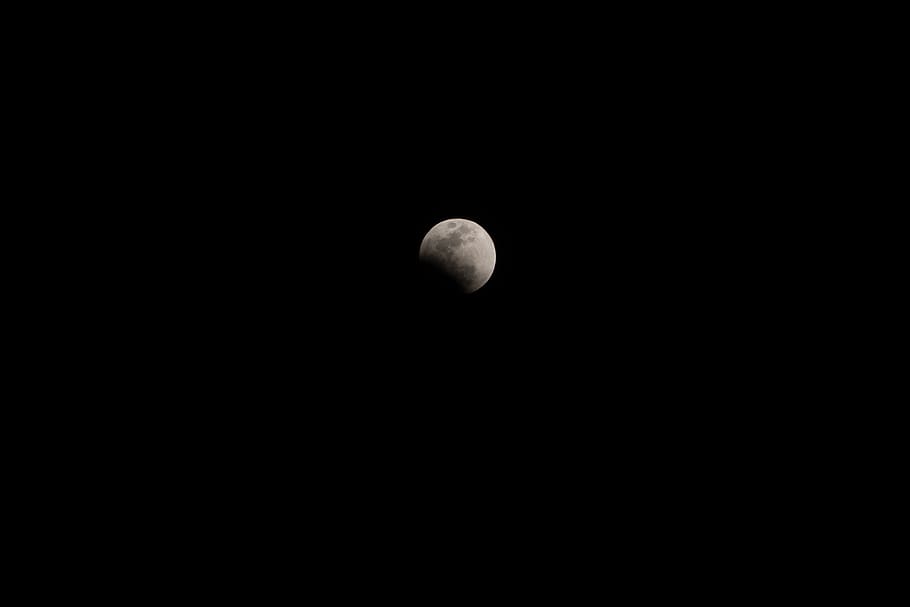 japan, tokyo, moon, lunar eclipse, space, astronomy, sky, night HD wallpaper