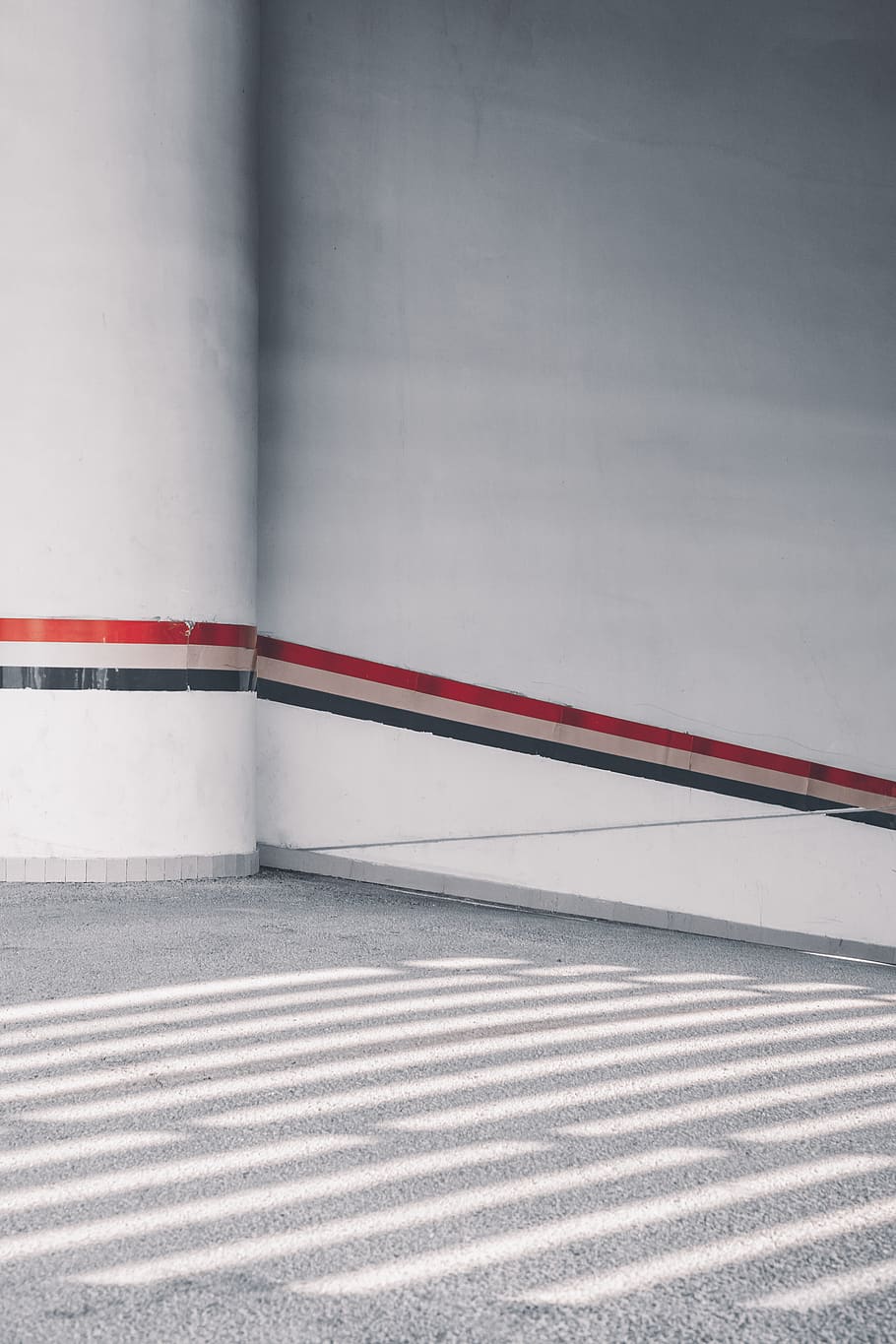 indoors, striped, no people, white color, red, absence, pattern HD wallpaper