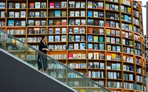 books, library, reading, knowledge, starfield library, seoul HD wallpaper