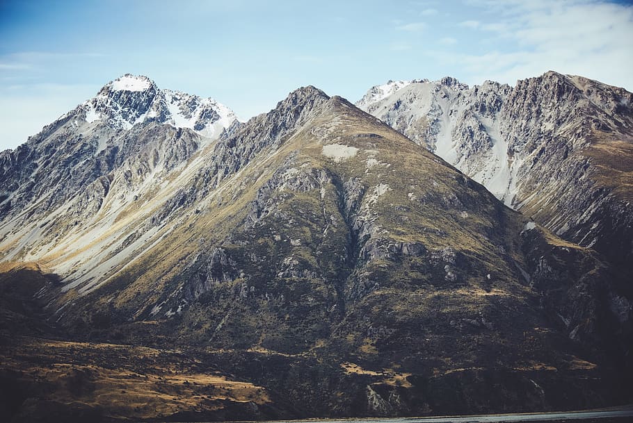 mountain, highland, cloud, sky, summit, ridge, landscape, nature HD wallpaper