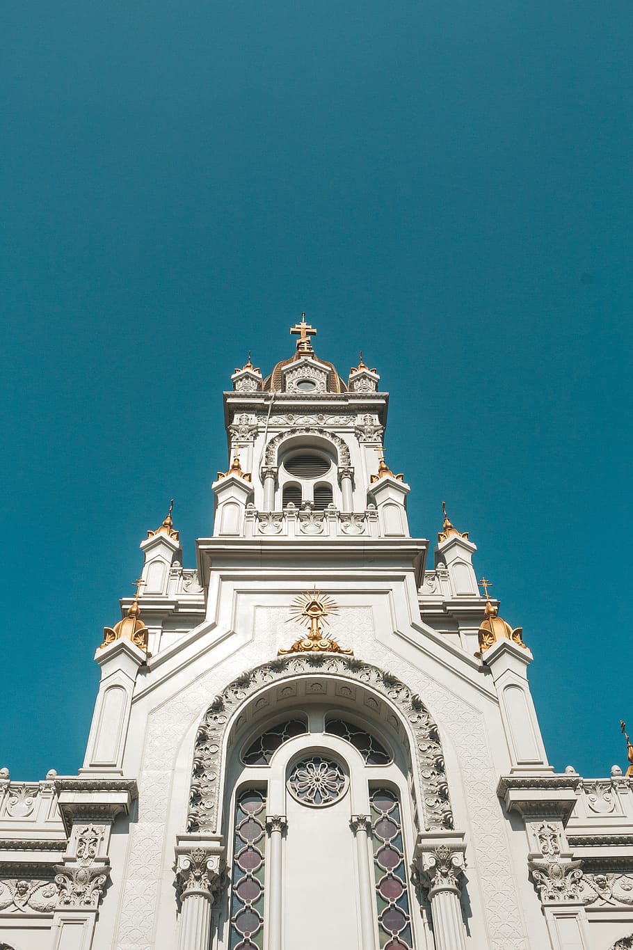 Low Angle Photography of White Church, ancient, architecture HD wallpaper