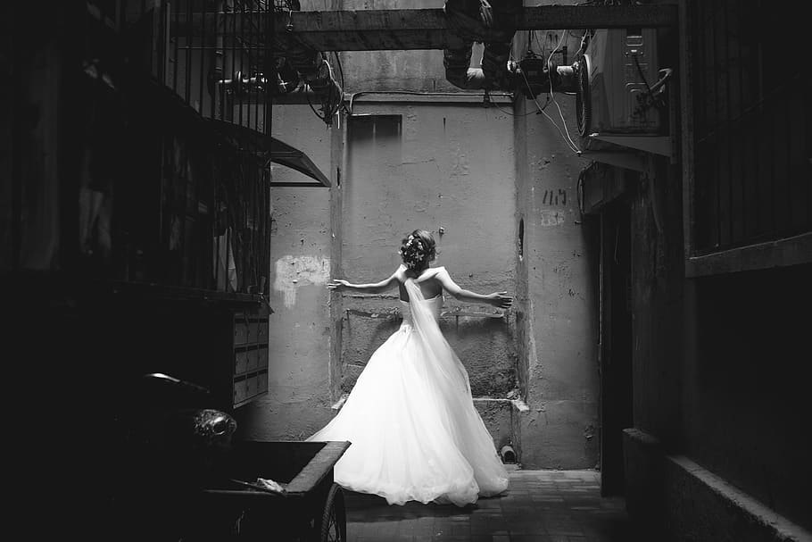 wedding, event, newlywed, celebration, bride, women, wedding dress HD wallpaper