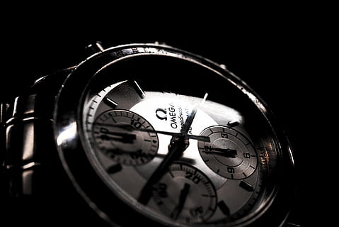 wristwatch, space, clock tower, building, architecture, time HD wallpaper
