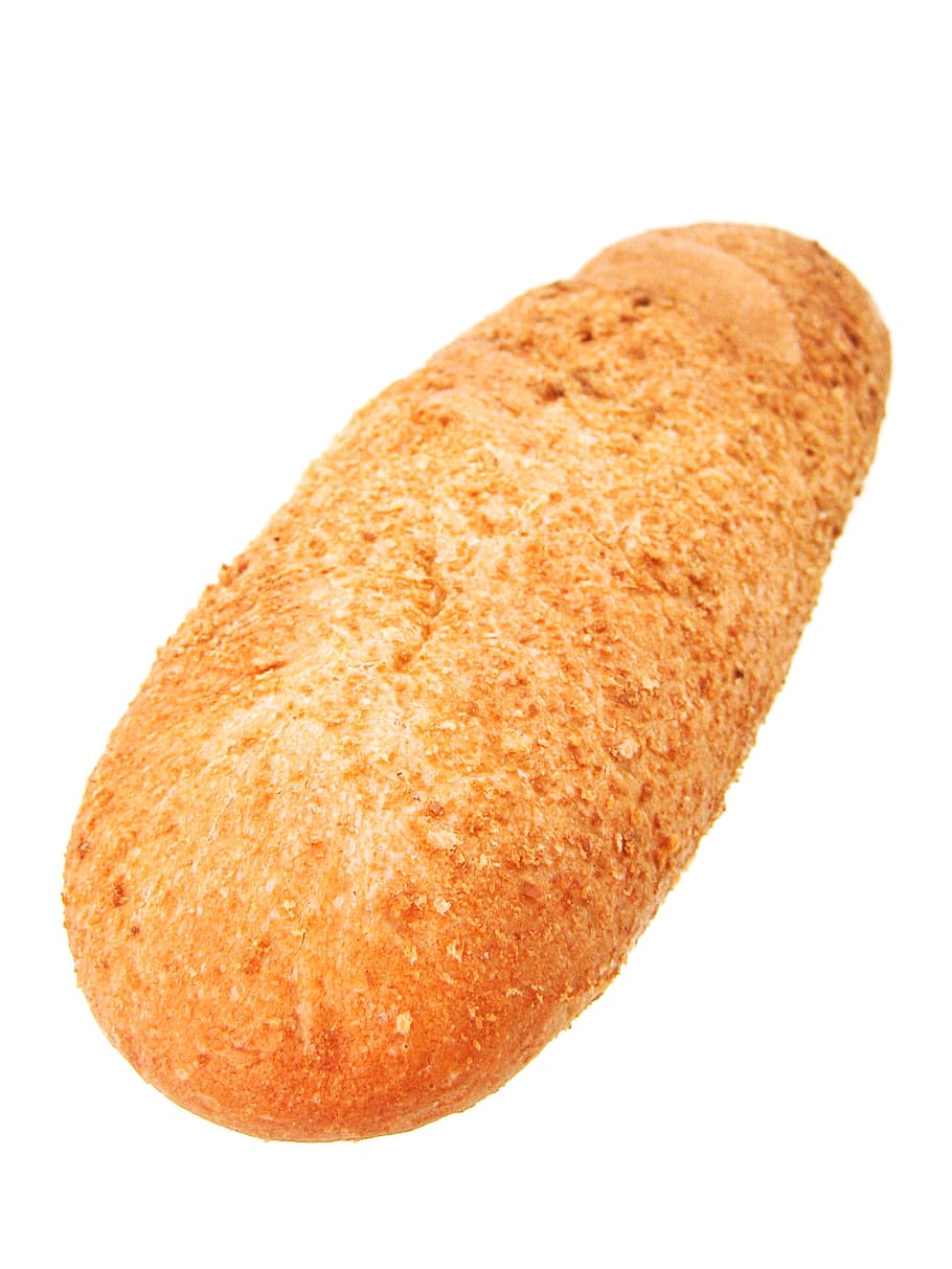 bread, loaf, white, freshness, yeast, isolated, crust, whole HD wallpaper