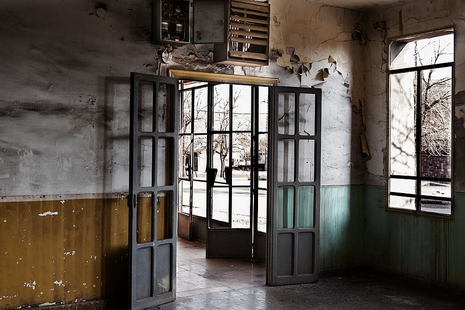 edificio abandonado, minas de alquife, poblado minero, quino, HD wallpaper