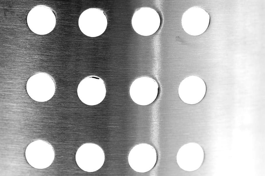black, white, macro, macro photo, detail, metal, indoors, full frame HD wallpaper