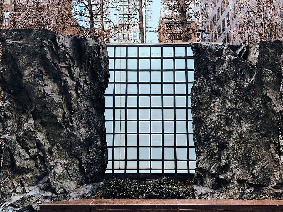 nyc, 9/11, memorial, tree, architecture, day, no people, plant HD wallpaper
