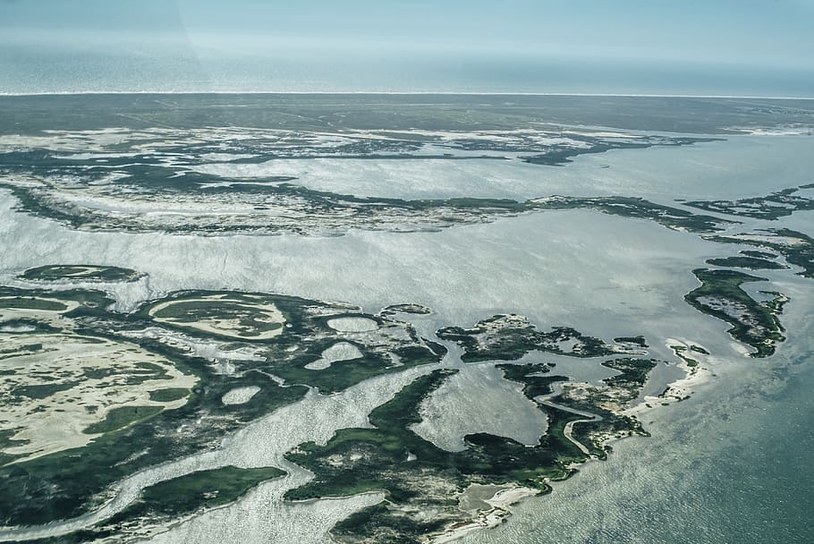 port aransas, united states, port aransas beach, texas, levy, HD wallpaper