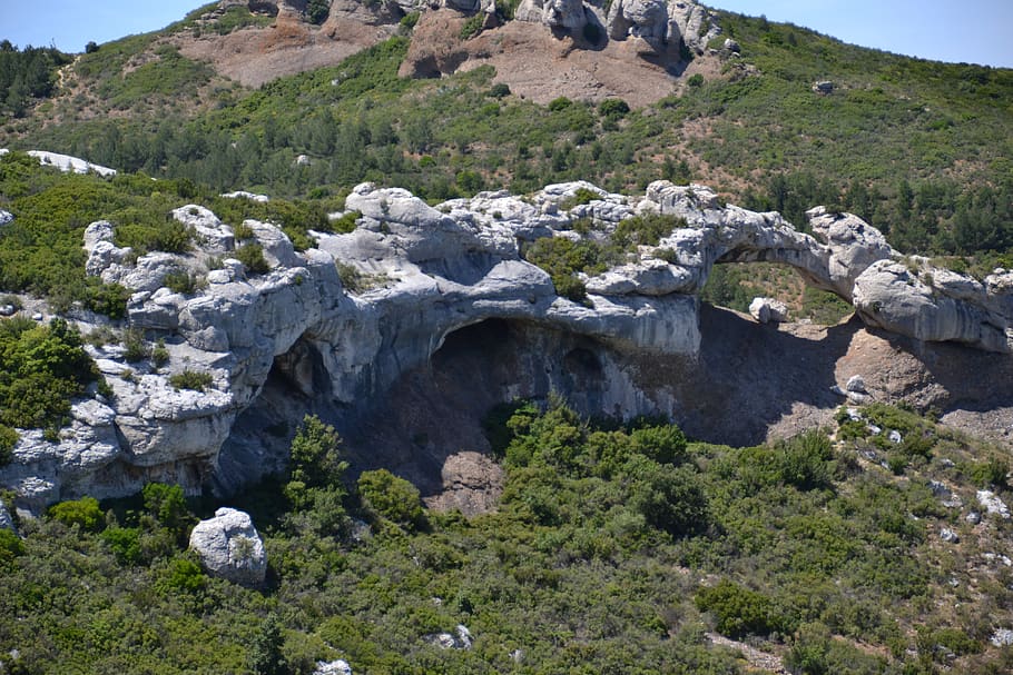 france, cassis, rock, paisagem, landscape, rocha, montanha, HD wallpaper