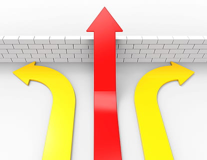Success Arrow Represents Overcome Problems And Blocked, arrows HD wallpaper
