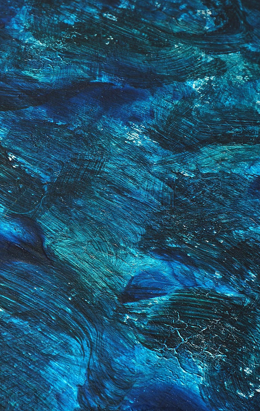 Blue Shade Painting, abstract expressionism, abstract painting HD wallpaper