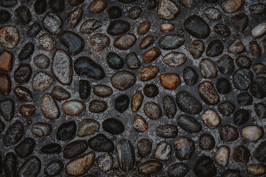 assorted-color stones, backgrounds, full frame, large group of objects HD wallpaper
