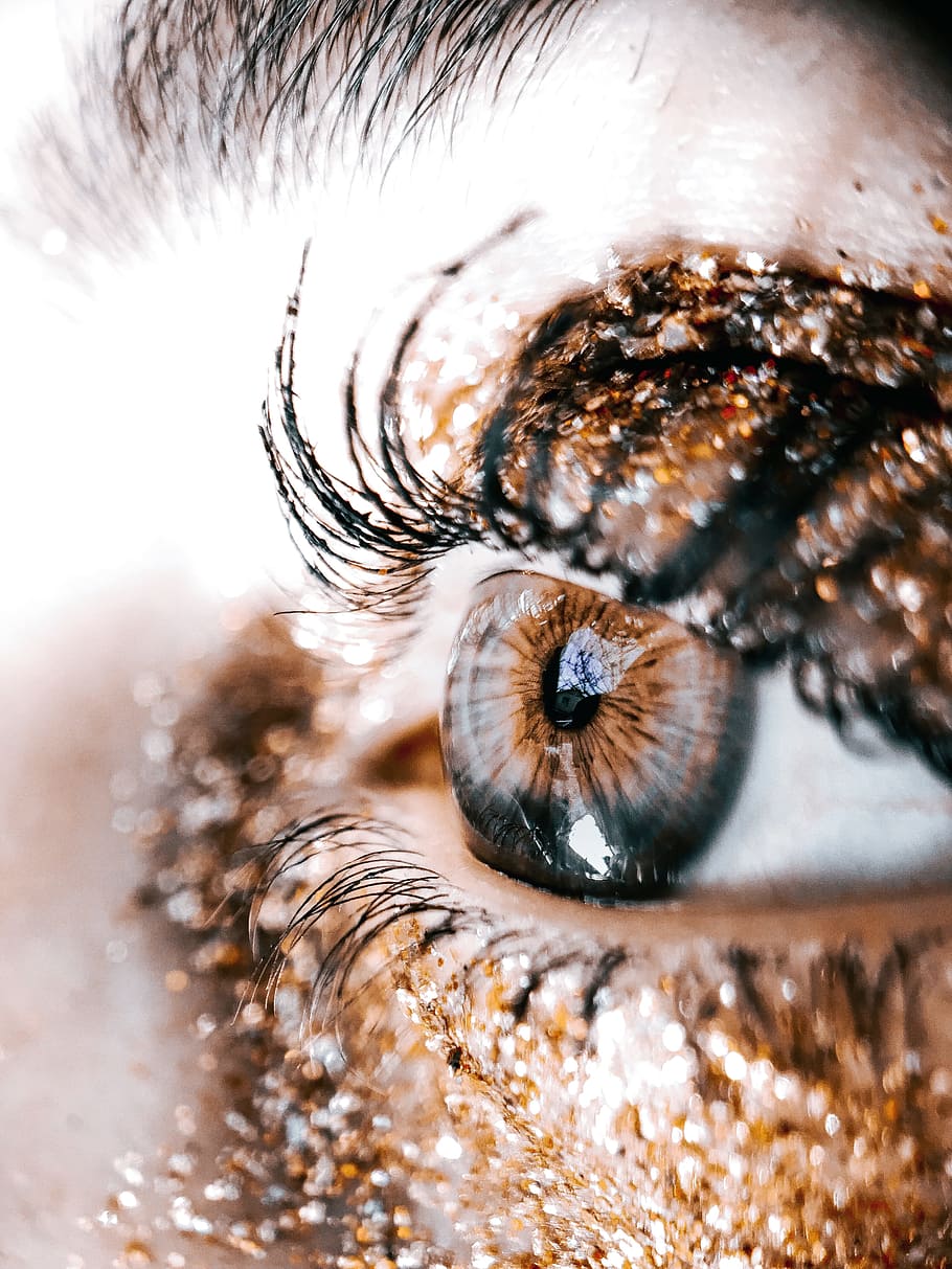 Dark Evil Eyes with Orange Pupil Stock Photo - Image of peeping, dangerous:  166407612