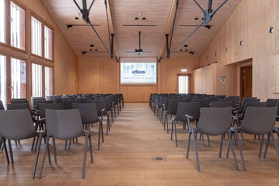 conference, meeting, seminar, session, teamwork, hall, furniture