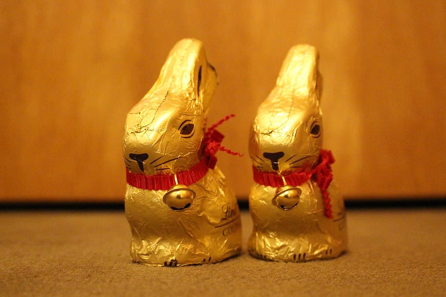 easter, candy, chocolate, cute, nibble, bell, sweetness, easter bunny HD wallpaper